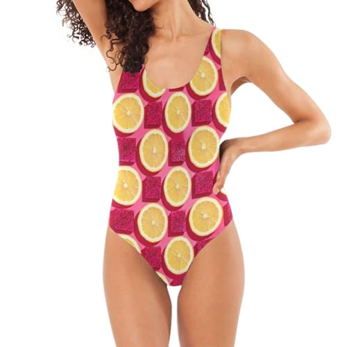Traje de baño clásico para tus tardes de piscina con estampado tropical