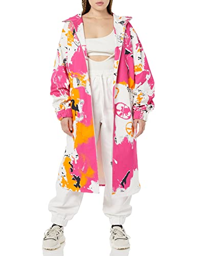 Manteau à capuche unisexe zippé en sergé de coton confortable