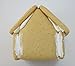 Build Your Own Small Gingerbread House Kit, 3 Pcs Gingerbread Cookie Cutter House Set