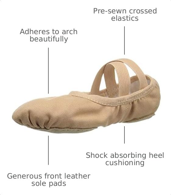 Image of Bloch Dance Men's Performa Stretch Canvas Split Sole Ballet Shoe /Slipper