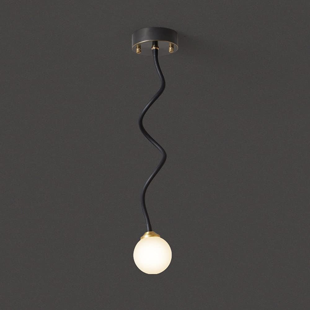 HUAYUSEDF Bronze Wall Lamp Room Bedside 1, Creativity Shaped Decorative Light Sconce Glass Lampshade Background Lights Aisle Lamps Chandelier(Aisle Lights)