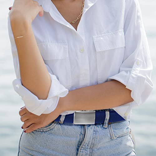 Image of Falari Canvas Web Belt Fully Adjustable Cut to Fit Golf Belt Flip Top Buckle