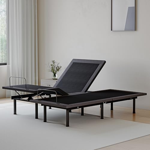 Image of MLILY EGOHOME Split King Adjustable Bed Frame for Back Pain
