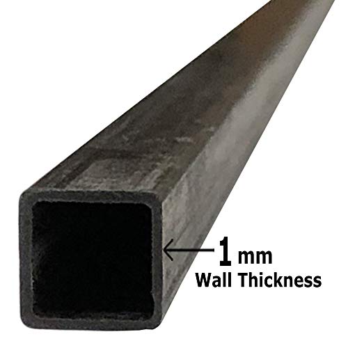 Carbon Kevlar Supply CF-SQ-TB-8X8X1000-4 4) Karbxon – Pultruded Square Carbon Fiber Tube thumb #2
