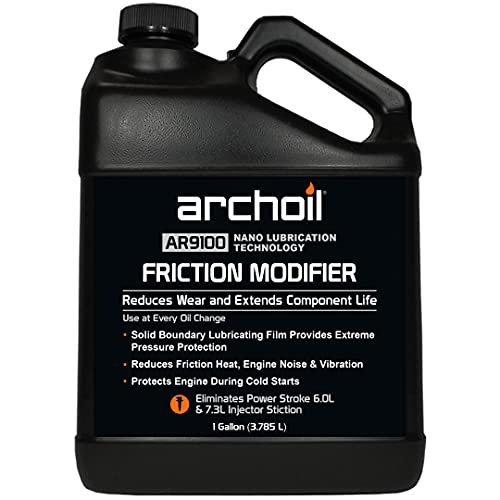Archoil AR9100 Oil Additive (1 Gallon) for All Engines - Power Stroke Stiction Treatment Friction Modifier Anti-Wear Protection