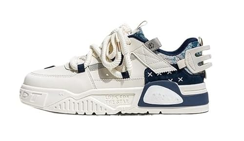 Hhhchpm Men's Comfort Casual Skate Walking Shoes Walking Men's Fashion Sneakers Shoes (Blue,9)