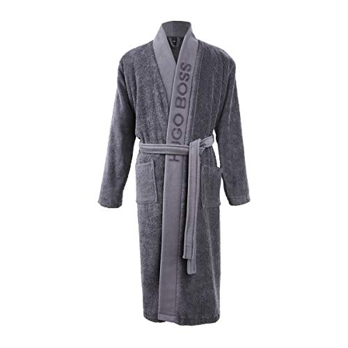Preisvergleich Produktbild BOSS Herren Bademantel Plain anthrazit (14) XL