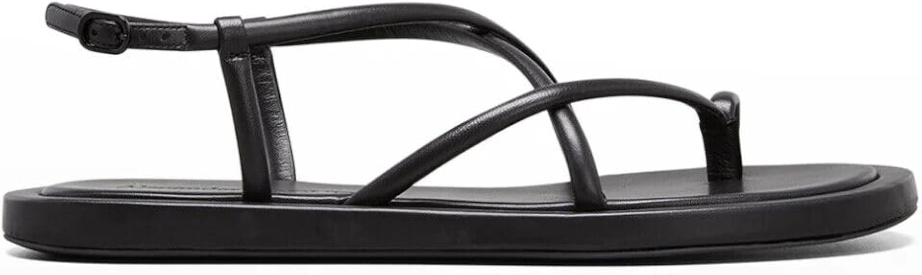 Amazon.com | Alexander McQueen Strappy Flat Sandals Size 36.5 | Flats