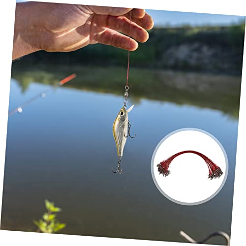 POPETPOP collares de pesca con giratorio y cable miniatura 3