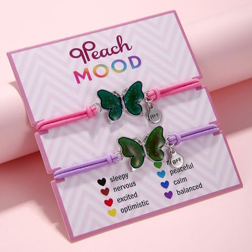 Color Changing Couple Bracelet Cute Cat Animal Dinosaur Horse Temperature Sensing Mood Bracelet with Card Best Gift for Friends Birthday Christmas4
