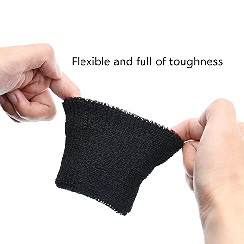Sports Wristbands Cotton Sweat Bands, For Basketball, Baseball, Running Athletic Sports, 12 Pack. #TOP4