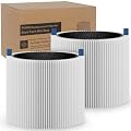 Musslan 2 Pack Mini Max Filter Replacement Compatible with Blueair Blue Pure Mini Max Air Purifier, Blue Pure FMINI Filter with 2-Stage Filtration System-H13 True HEPA Filter & Activated Carbon Filter