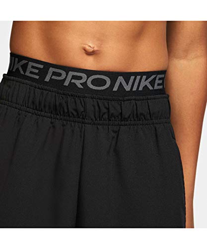 Nike Kids Boy's Pro Tights (Little Kids/Big Kids) Black/White MD (10-12 Big Kids)4