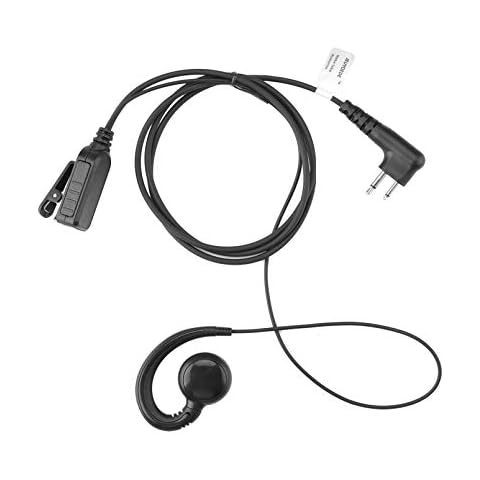 JEUYOEDE XU2600 C Shape Swivel Earpiece Surveillance Headset PTT/Mic Compatible with Motorola Radio HKLN4599 hkln4604 HKLN4604 Cover