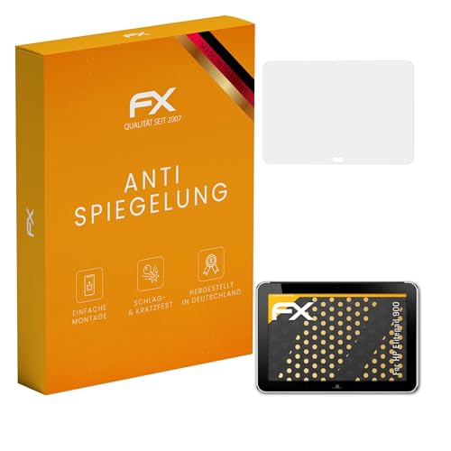 atFoliX Bildschirmfolie kompatibel mit HP Elitepad 900 Schutzfolie, entspiegelnde & stoßdämpfende FX Folie (2X)