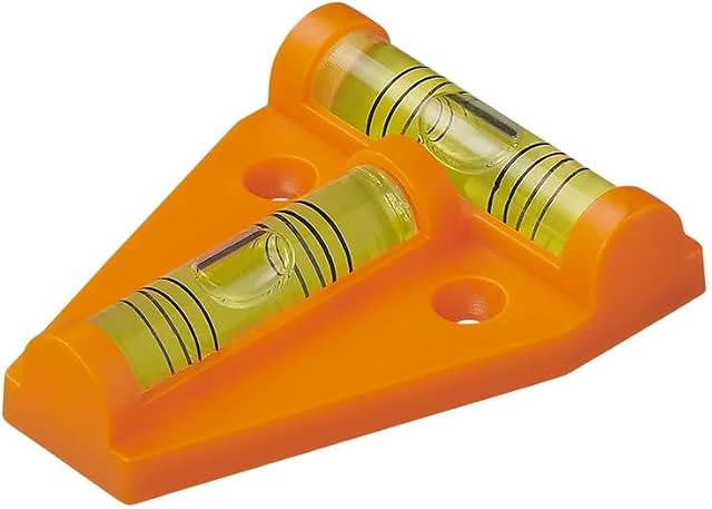 Zestaw: Magnetyczna poziomica krzyżowa T z magnesem, mini poziomica, piramida, nadaje się na kemping, do przyczep kempingowych i przyczep kempingowych (1)