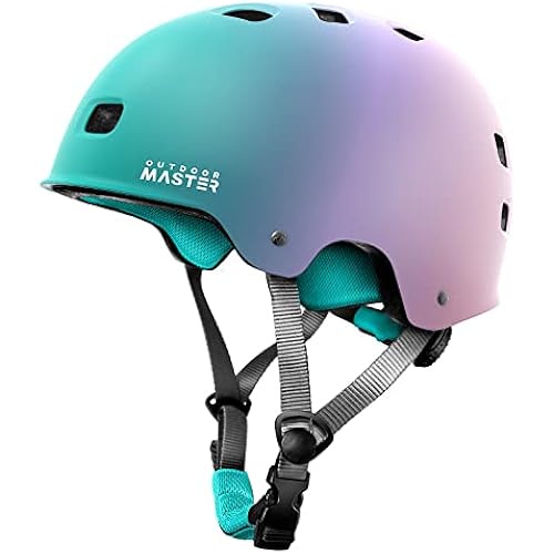 OutdoorMaster Skateboard Bike Helmet for Adult,Youth and Kids