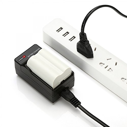 Rusty Bob - PS BLM5 Batería / acumulador Olympus C-5060 Wide Zoom, C-7070, C-8080 / Olympus E-1, E-3, E-5, E-30, E-300, E-330, E-500, e-510 - Cargador y la batería