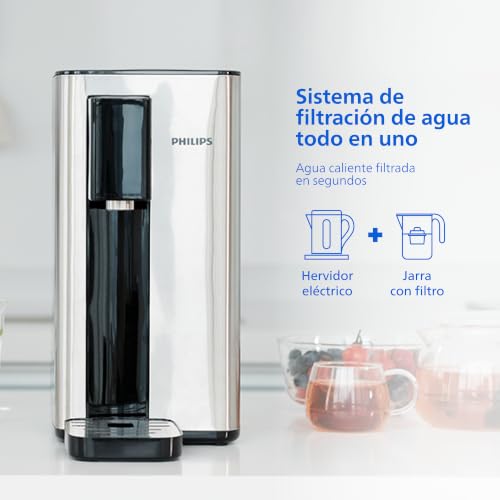 Agua Caliente Filtrada en Segundos con el dispensador Philips Water 3000 Series y Taste+ 4