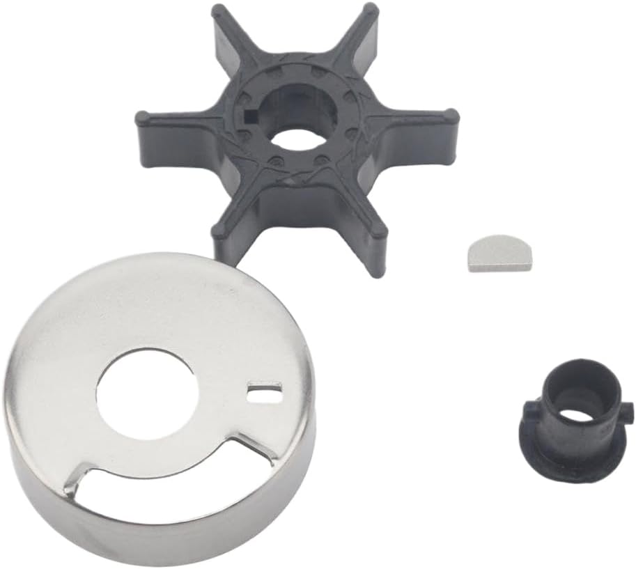 Water Pump Impeller Repair Kit for Outboard 9.9 13.5 15 Marine Engine Cooling System Replacement