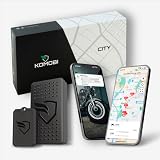 KOMOBI CITY Localizzatore GPS per Moto con Allarme Antifurto, Tracciamento in Tempo Reale, Rilevamento Incidenti e Avviso su Smartphone