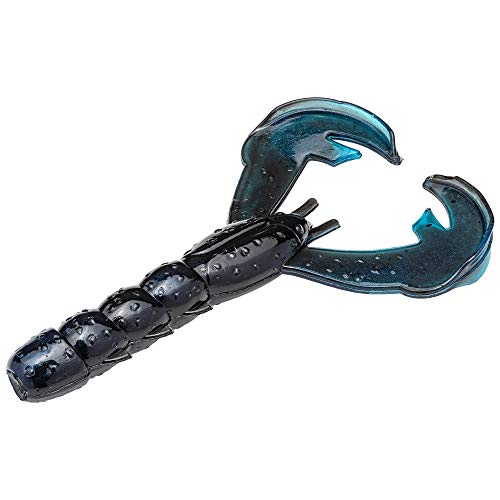 Strike King (RGBC-808) Rage Baby Craw 3 Fishing Lure, 808 - Black Blue Swirl, 3", Two Realistic Pinchers