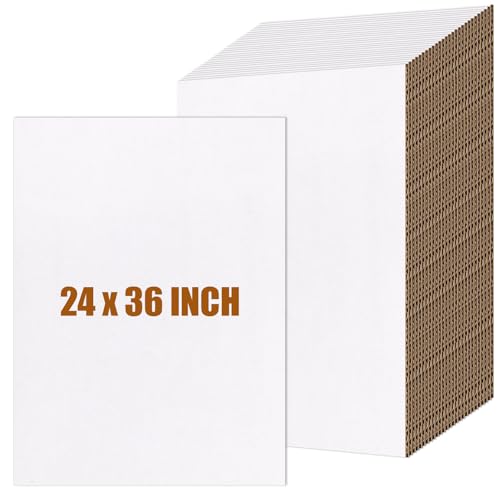 Feifeiya 24x36 White Corrugated Cardboard Sheets