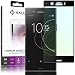 Produktbild NALIA Schutzglas kompatibel mit Sony Xperia XZ1 Compact, 3D Full-Cover Displayschutz Handy-Folie, 9H Glas-Schutzfolie Bildschirm-Abdeckung, Schutz-Film HD Screen Protector - Transparent (schwarz)