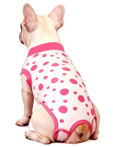 Dog Surgery Recovery Suit After Spay - Dogs Cone Alternative Onesie with Pee Hole, Breathable Anti Licking Neuter Post Surgical Dog Recovery Suit