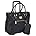 Black Wheeled Tote