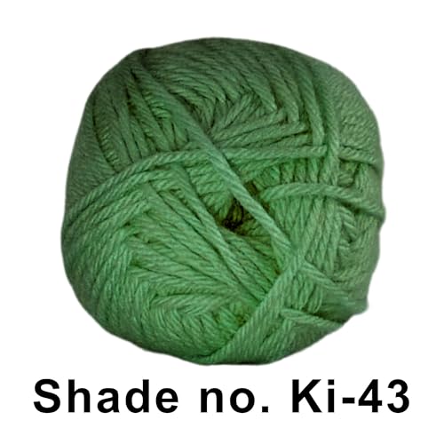 Image of VCR Dark Green Yarn, 100 Grams Hank, 190 Meters Length, Acrylic Ball for Crochet and Knitting, Soft Crosia Threads, Pack of 1 Yarn, Suitable for DIY Crafts