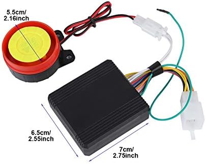 125dB 12V Motorcycle Anti Theft Security Alarm System with Remote Control for Scooters