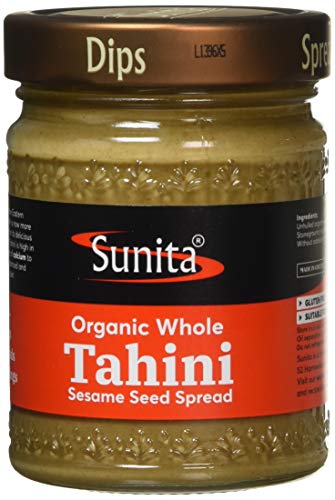 Sunita Greek Sesame Spread Organic Whole Tahini 280 g (Pack of 3)