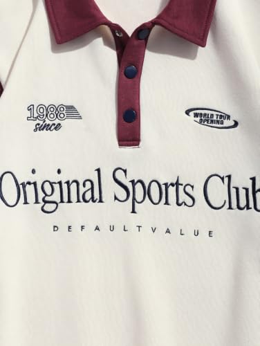 Rosegalette Rugby Shirts for Men Long Sleeve Polo Fleece Lined Sweatshirts - image 4