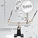 Ram-Pro Helping Hands Magnifier Glass Stand with Alligator Clips – 4X Magnifying Lens, Perfect for Soldering, Crafting & Inspecting Micro Objects