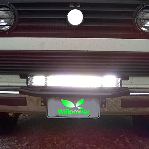 Willpower 23 In Universal Mounting Bracket Tube Clamp Roof Roll Cage Holder For Led Hid Light Bar #TOP4