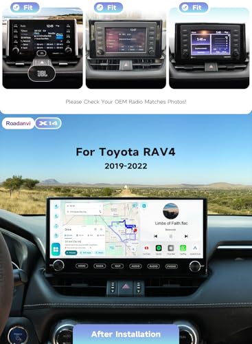 Roadanvi X14 12.3" Head Unit for Toyota RAV4 2019-2022, 6GB+128GB - image 2