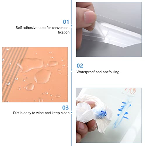 Tofficu 30 Peças Capa de Livro de Plástico Transparente Protetor de Livro Anti-Riscos Capa de Livro