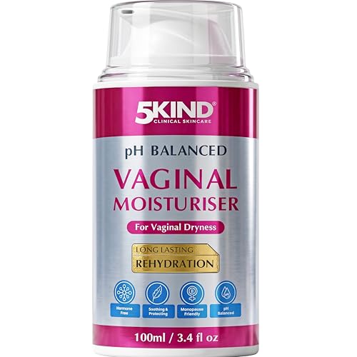 5Kind Vaginal Moisturiser for Vaginal Dryness 100ml - PH Balance for Women - Menopause Friendly Hormone Free Vagina Dry Cream - Long Lasting Rehydration Vulva Balm Cream