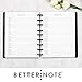 BetterNote Contact Address Refill Pages for Disc Notebooks, Fits TUL, Happy Planner, Levenger Circa, Staples ARC, Talia (Classic- 25 Sheets, 9-Disc, 7
