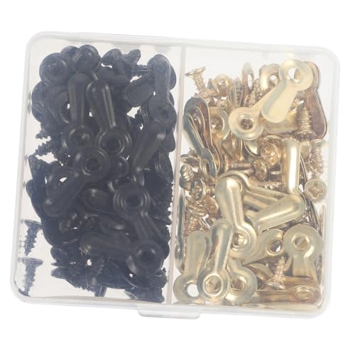 Image of 120pcs Turn Buttons with Screws for Picture Frame Hardware Fasteners for Hanging Photos and Art Easy Installation and Removal
