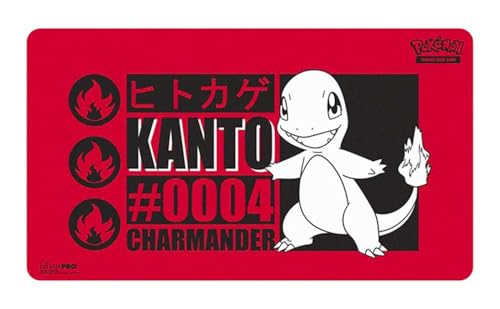 Ultra PRO - Charmander Playmat for Pokémon | TCG Oversized Mousepad Desk Mat Gaming Accessory Collectible Tournament Display Home Office Gaming Setup