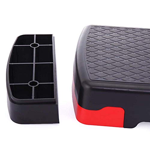 Fitness Aerobic Step with Risers Workout Equipment for Home Workouts Exercise Equipment Home Gym Fitness Accessories Workout Bench Gym Equipment for Home, Step Up Exercise Platform Adjustable