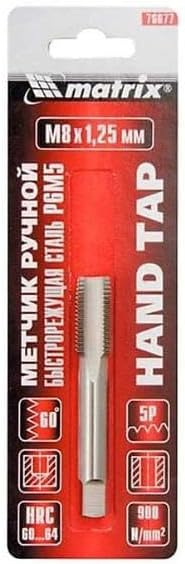Mtx Macho Manual De Aco Rapido M8 X 1 25 Mm Aco P6M5