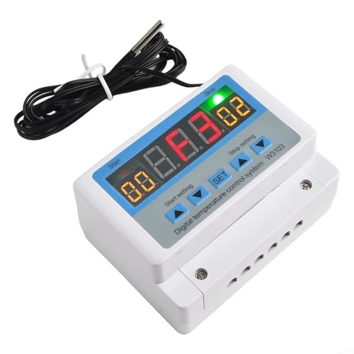 Interruptor de termostato digital de CA 220 V que ofrece funciones completas, incluyendo medición precisa y rango de control (DC24V 600W)