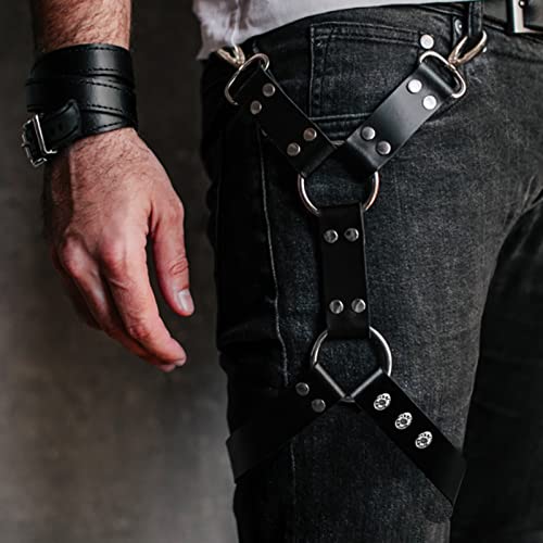 Gothic Belt Punk Belt for Men Women4