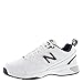 New Balance Men's 623 V3 Casual Comfort Cross Trainer, White/Navy, 13 W US