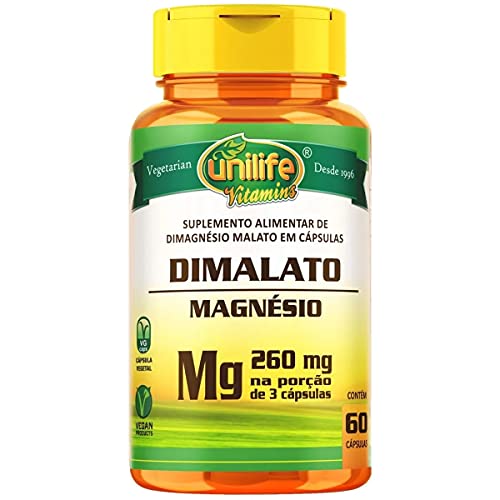 Kit 3 Magnésio Dimalato Unilife 60 cápsulas