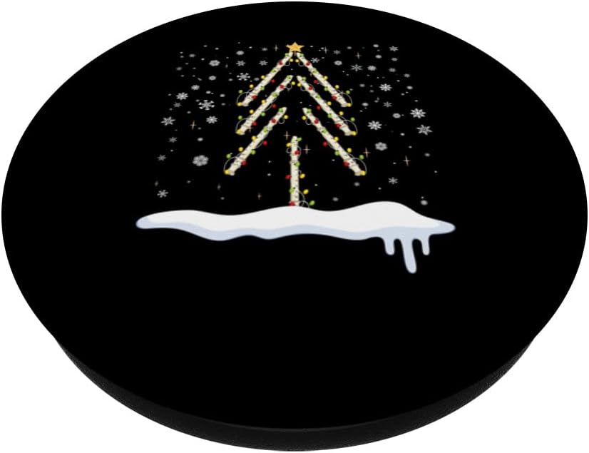 Christmas Bassoon Tree Lover - Xmas Instrument Player Music PopSockets Swappable PopGrip image 2