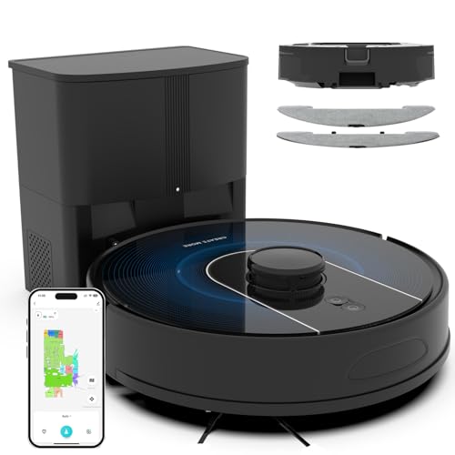 Image of Bagotte 5000Pa Robot Vacuum and Mop with Ideal for Pet, Hard Floors, Carpet